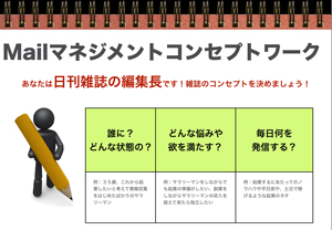 スマホメールマネジメントのコンセプトワーク
