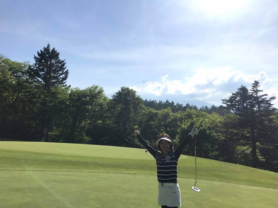 富士山をみて3日連続golf.jpg
