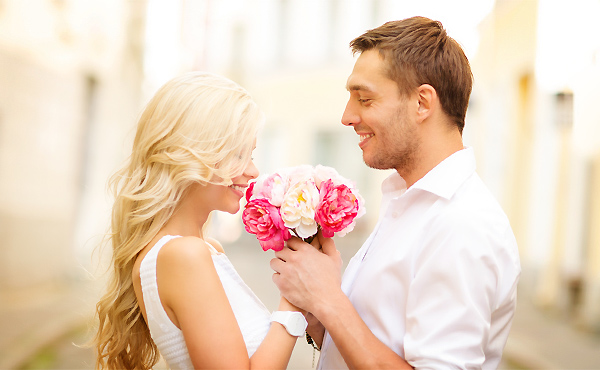 プロポーズ　花束