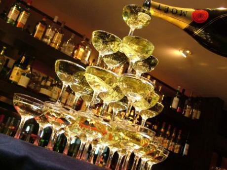 シャンパンタワー