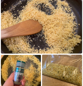 パン粉炒め１.JPG