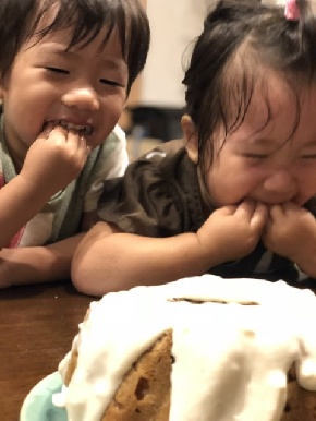 米粉のナチュラルケーキ　子ども