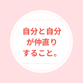 自分と自分が仲直り すること。.png