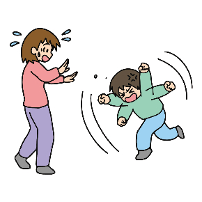 子供の癇癪、暴力、暴れる、叩いてくる2346451.jpg